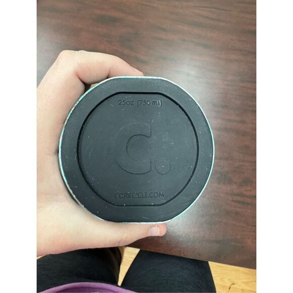 Corkcicle Bail Blue 25oz Bottle with Straw - Picture 8 of 8